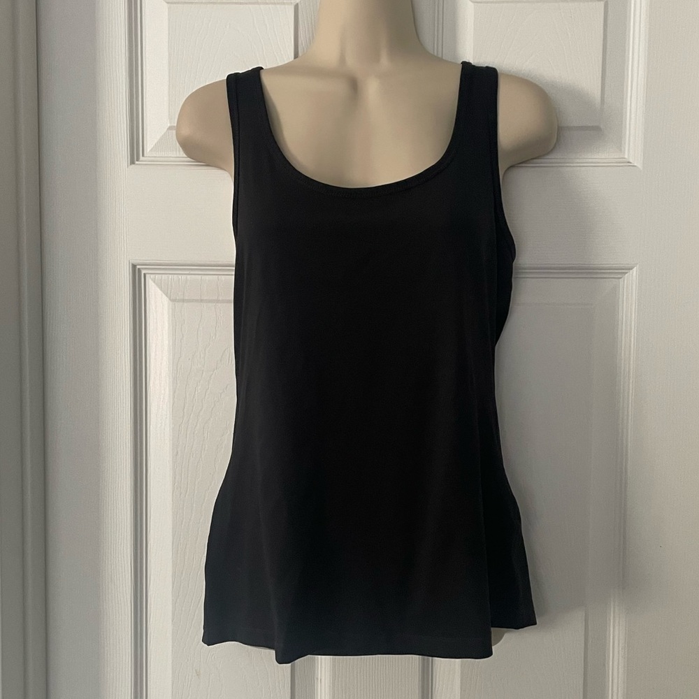 90 Degree by Reflex Black Scoop Neck Tank Top